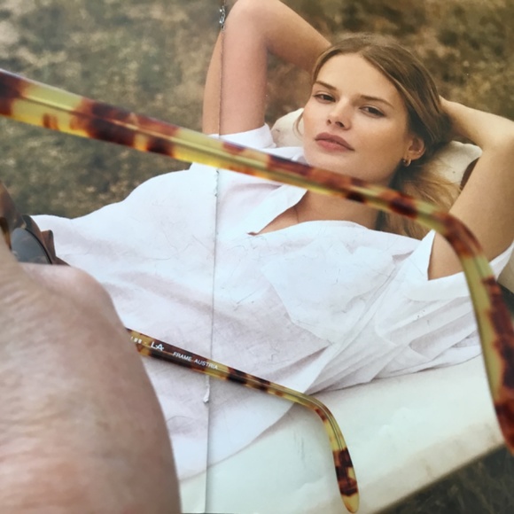 $99! Club LA Vintage Oval Tortoiseshell Glasses: New with Case from the 1990\'s main image 7